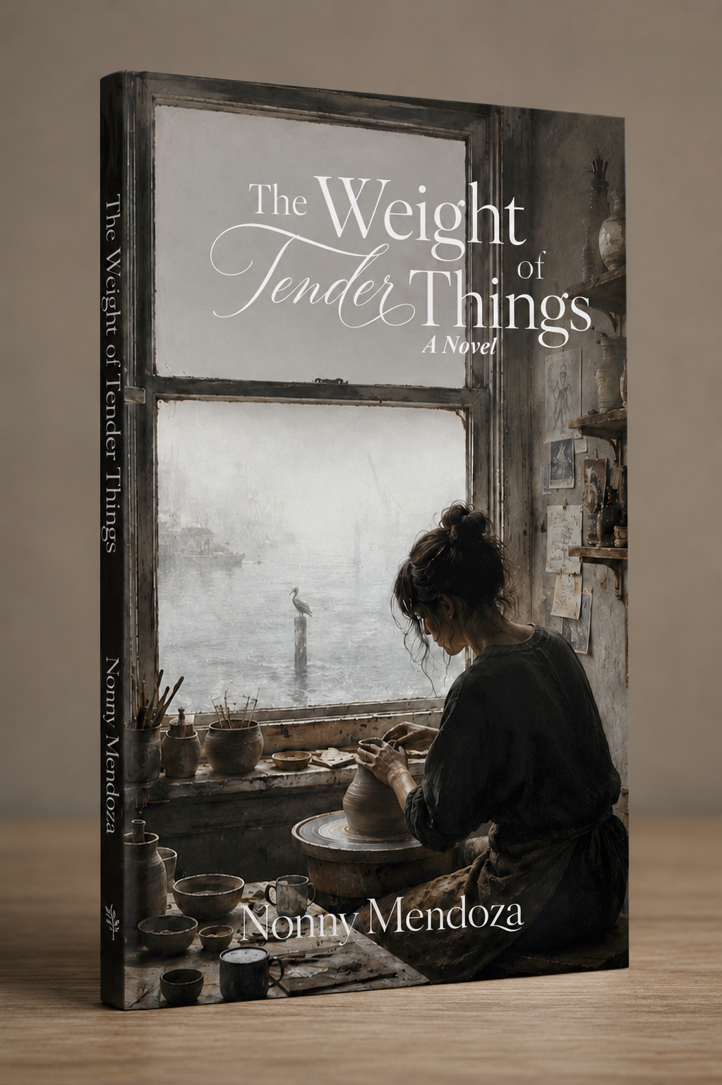 The Weight of Tender Things — book cover mockup